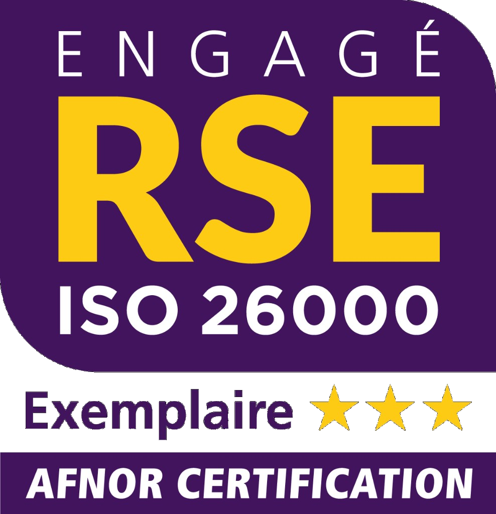 Logo Engagé RSE ISO 26000 Exemplaire — AFNOR Certification